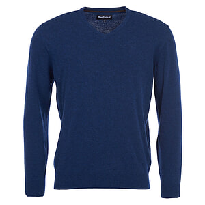 herentrui essential lambswool v neck deep blue