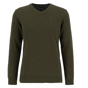 Herentrui Essential lambswool V neck seaweed