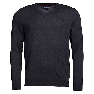 herentrui Merino V neck charcoal