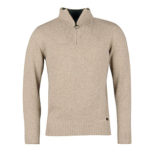 Herentrui Nelson half zip Stone