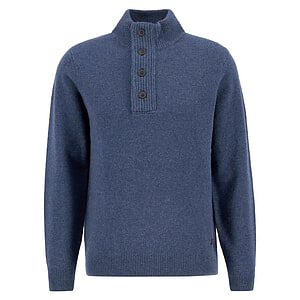 Herentrui Patch Half Zip Dark Indigo