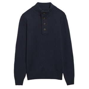 Herentrui Patch Half Zip navy