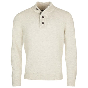 Herentrui Patch half zip Pearl