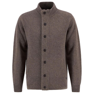 Herentrui Patch Zip Through Dark Stone