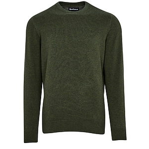 Herentrui Pima cotton crew neck Rifle Green Marl