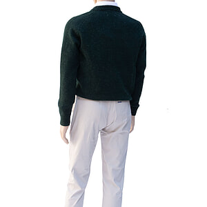 Herentrui wool V neck olive