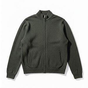 Herenvest Windstopper Lambswool Seaweed