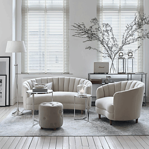 Hocker Bowery Linen Flax