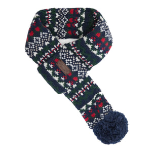 Honden Sjaal Marlow Fairisle Navy Festive