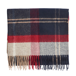 Inverness tartan scarf Cranberry tartan