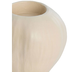 Kaarsenhouder Rewa keramiek creme m