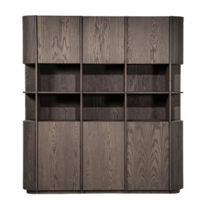 Kabinet Oslo 203x220 cm - donkerbruin