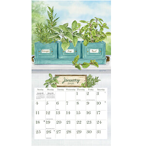 Kalender Herb Garden