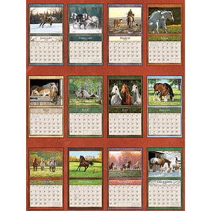 Kalender Horses In The Mist