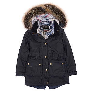 Kids Girls Dartford Wax Navy