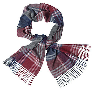 Kindar Check Scarf Rood 