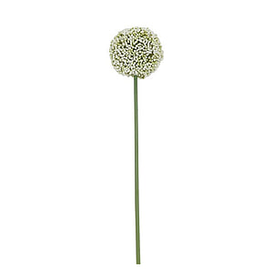 Kunstbloem Allium wit S