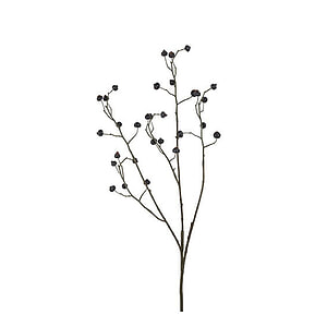 Kunstbloem Bes ilex zwarten open S