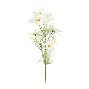 Kunstbloem Cosmos wit