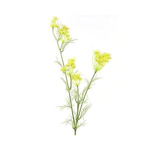 Kunstbloem Daucus Carota geel