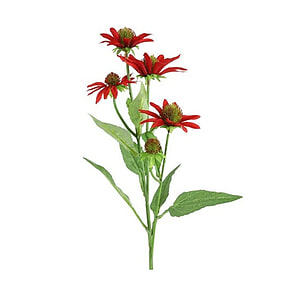 Kunstbloem Echinacea rood