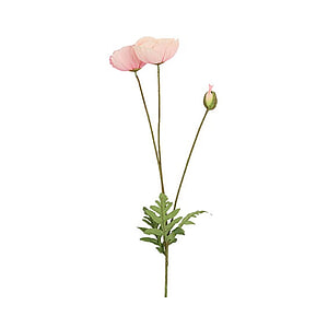 Kunstbloem Papaver Donker Roze-2