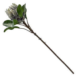 Kunstbloem Protea royal blauw