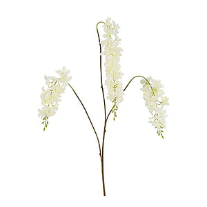 Kunstbloem Wisteria wit L
