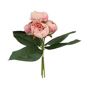 Kunstboeket Peony Roze