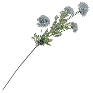 Kunsttak Chrysant blauw