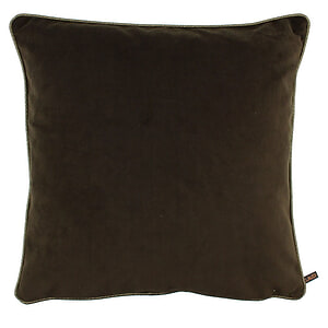 Kussen Astrid Chocolate + Piping Diamo Gold 50x50
