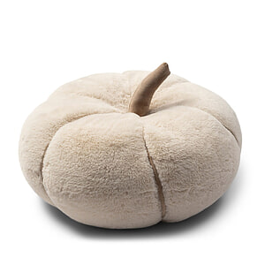 Kussen Faux Fur Pompoen L