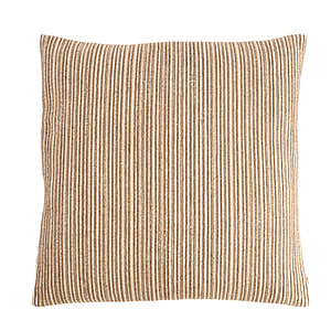 Kussen Hayden creme donkerbruin 45x45cm
