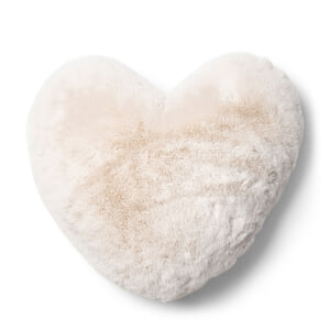 Kussen Heather Heart faux fur 
