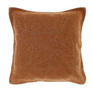 Kussen Loek Leather Brown 45x45cm