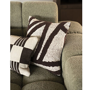 Kussen Pillow Majani Dark brown
