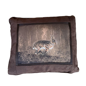 Kussen wild suede look Haas