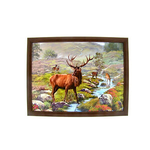 Laptray Edelhert natuur