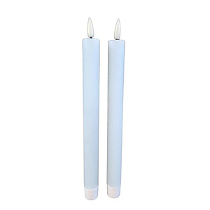 Led Diner Candles Rustic Ivory