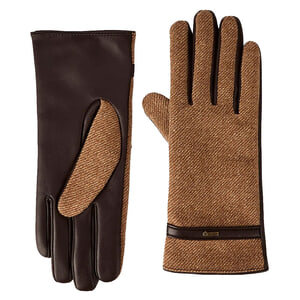 Leren Handschoen Ballycastle Camel Twill