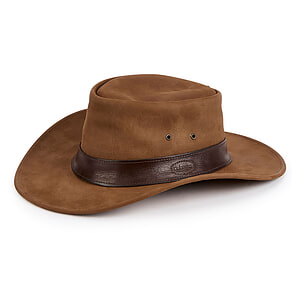 Leren Hoed Finlay Walnut