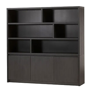 Milaan Wandkast 2 deuren / 6 open vakken breed