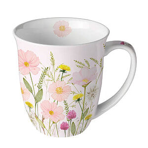 Mok Pastel Flowers Pink 0.4L