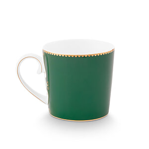 Mok S Love Birds Medallion Deer Dark Green