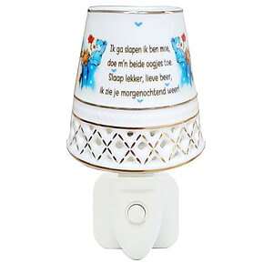 Nachtlamp ik ga slapen Blauw