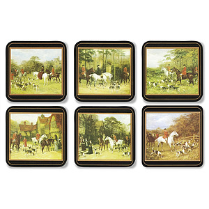 Onderzetter Tally ho, set van 6