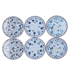 Onderzetters in blik Indigo Lace