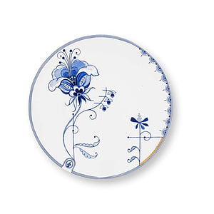Ontbijtbord Pip the Blue Bird White 23 cm