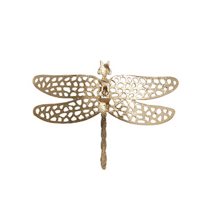 Ornament Dragonfly glanzend goud M