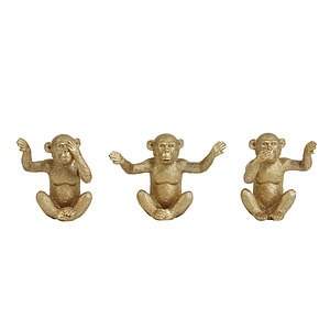 Ornament S3 Monkey goud